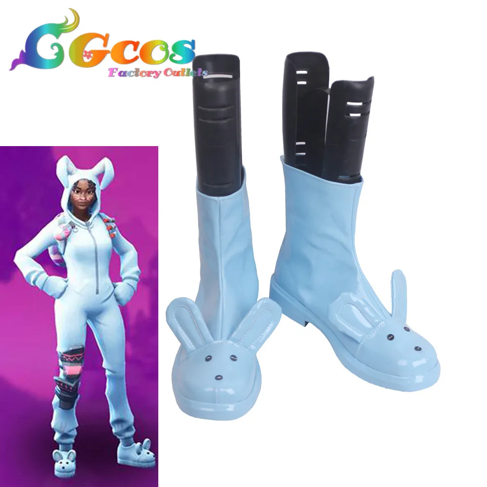 CGCOS Free Shipping Cosplay Shoes Bunny Brawler Boots Halloween Christmas New in Stcok Anime Game | Тематическая одежда и