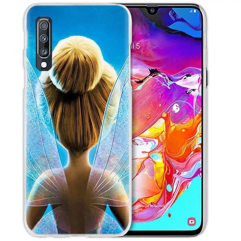 Венди Tinkerbell чехол для samsung Galaxy A50 A70 A20e A40 A30 A20 A10 A8 A6 плюс A9 A7 жесткий прозрачный чехол с держателем телефона Coque - Цвет: 09