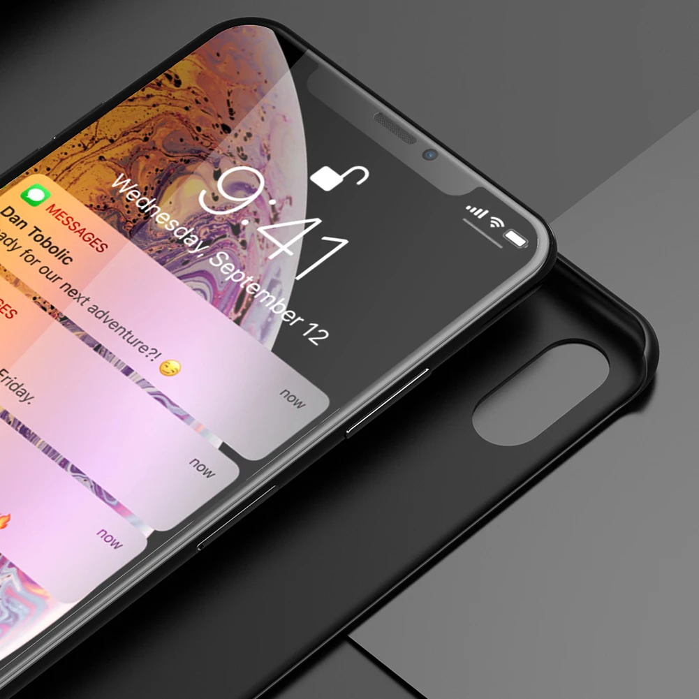 Jetjoy чехол для iPhone X XR XS Max роскошный Бескаркасный матовый карамельного цвета