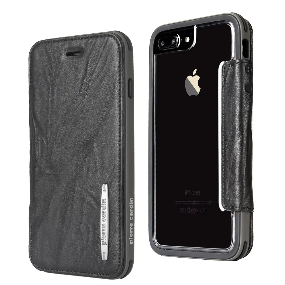 Чехол для телефона из натуральной кожи Pierre Cardin Apple iPhone 8/8 Plus 7/7 съемный флип
