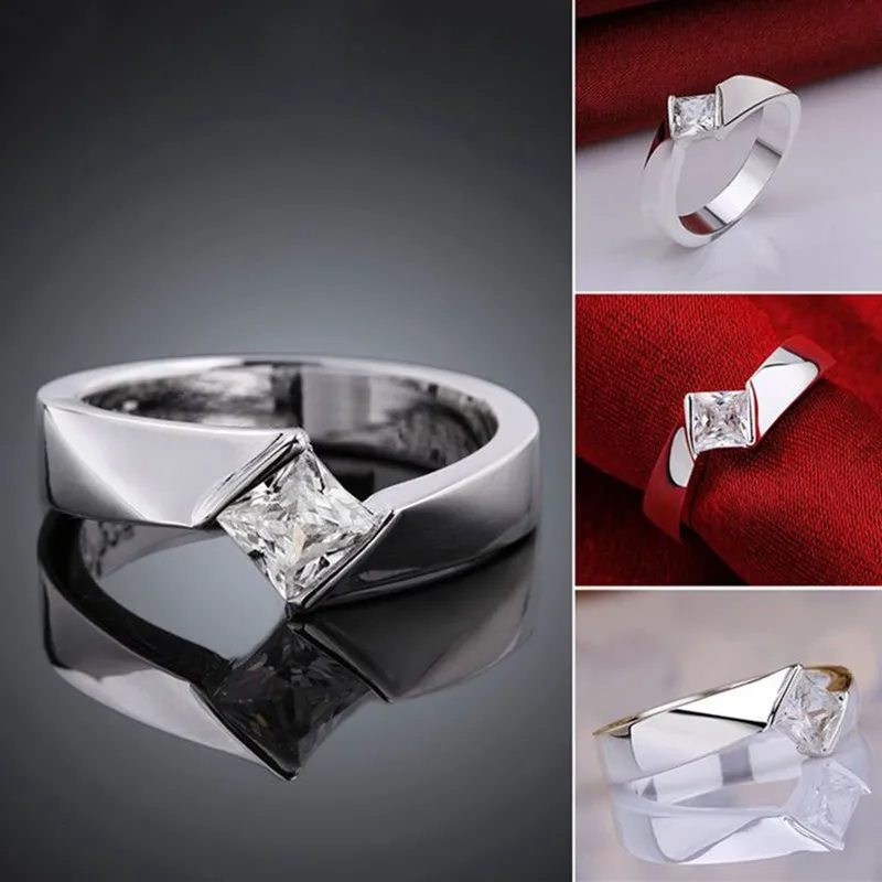 Посеребренная кольцо стерлингового серебра Jewelry Кольцо заводские цены моды