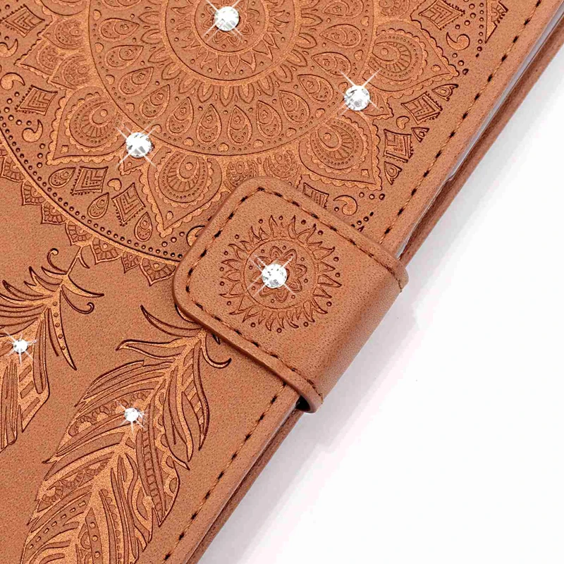 Leather Flip Wallet Rhinestone Soft Phone Bling Cover Shell Coque Fundas for Samsung Galaxy A3 A5 2016 2017 A8 Plus 2018 Case |