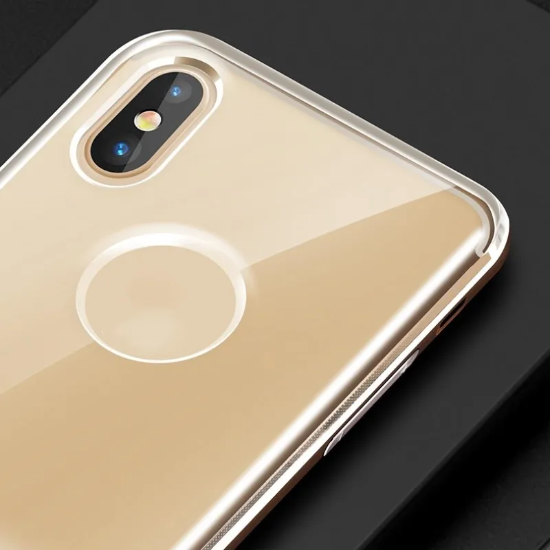 TPU + PC 360 градусов защитный чехол для телефона iPhone X 8 7 6 6s прозрачного ударопрочного