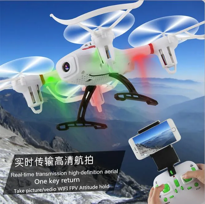 2017 новая модель Sky Author 1343 WIFI FPV RC Quadcopter 2 4G air attitude hold hover 3D roll Aircraft Drone с камерой