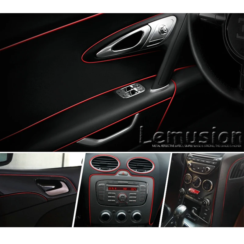 Интерьер автомобиля ПВХ украшения литье для Hyundai Solaris Tucson 2016 I30 IX35 I20 Accent Santa Fe Lada
