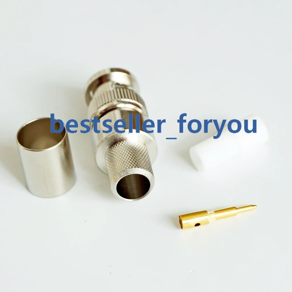 BNC male Q9 plug crimp для RG8 RG213 LMR400 RG214 кабель прямой RF соединитель | Обустройство дома
