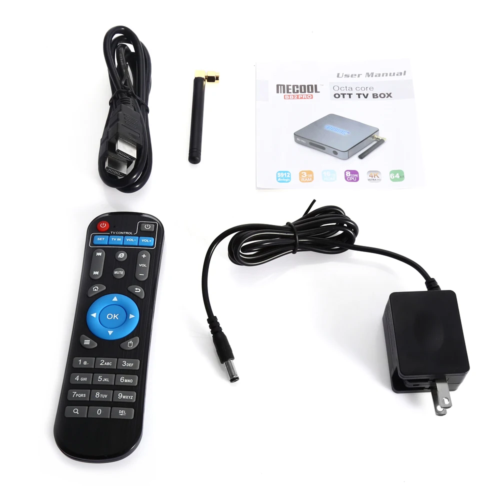 MECOOL BB2 PRO Android 7 1 Octa Core ТВ Box Amlogic S912 Bluetooth 4 0 потокового Media Player|ТВ-приставки и