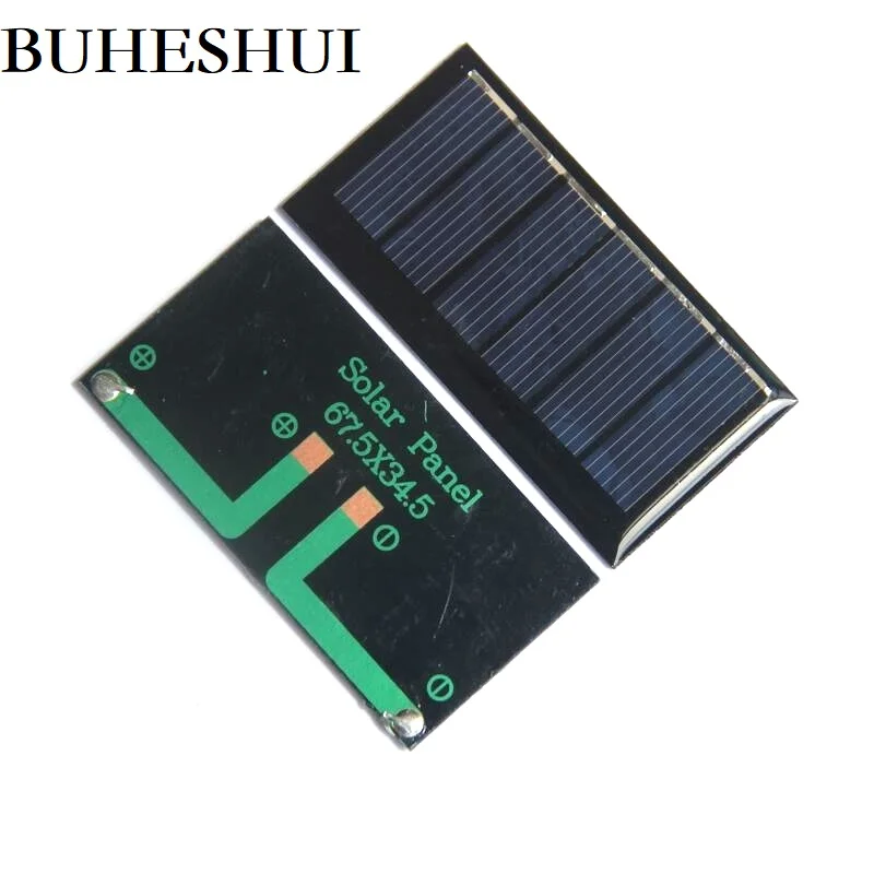 BUHESHUI 50 шт. DIY солнечные панели Фотоэлектрические элементы зарядное устройство