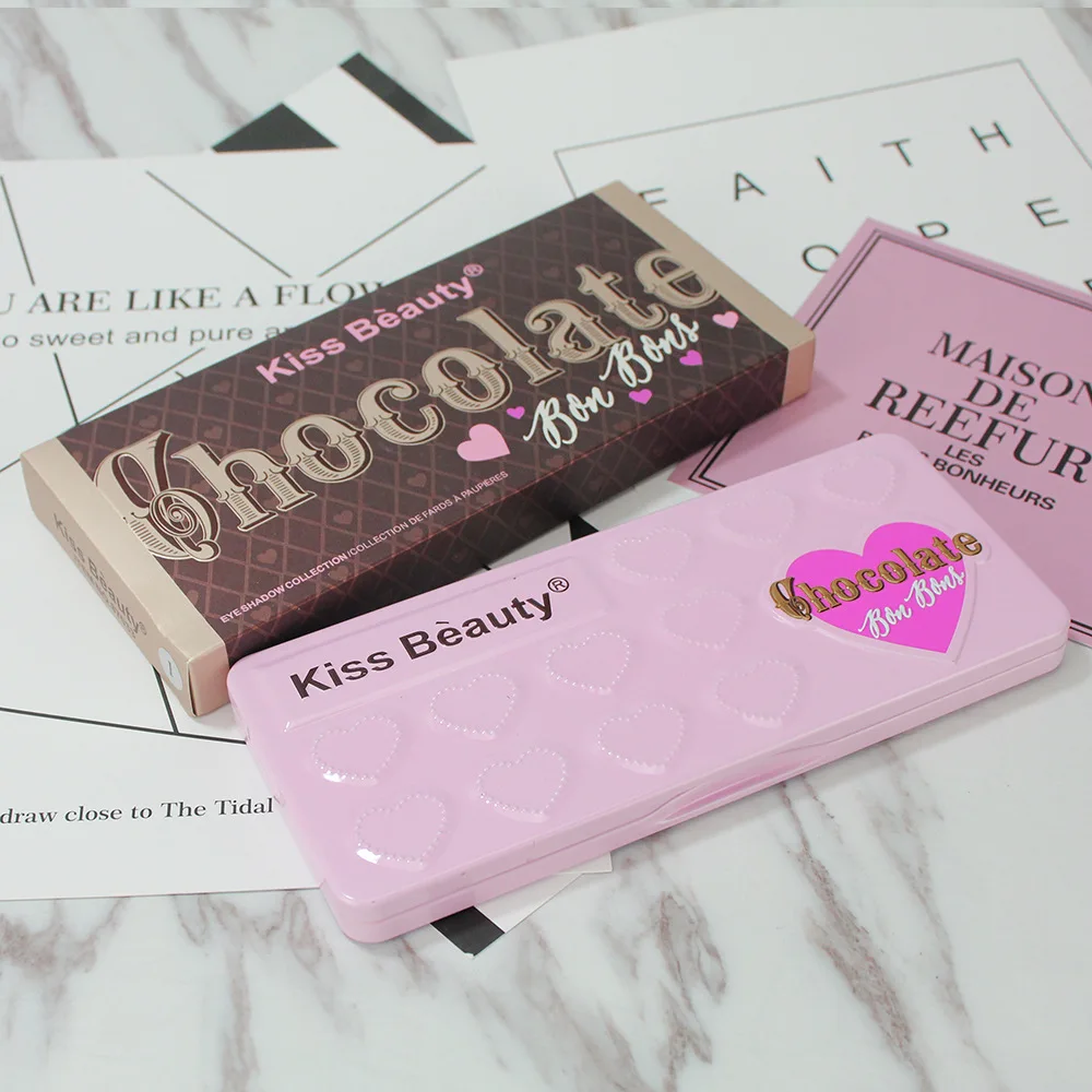 Бренд KISS BEAUTY, специально для блестящих теней для век, блестящие перламутровые тени для век