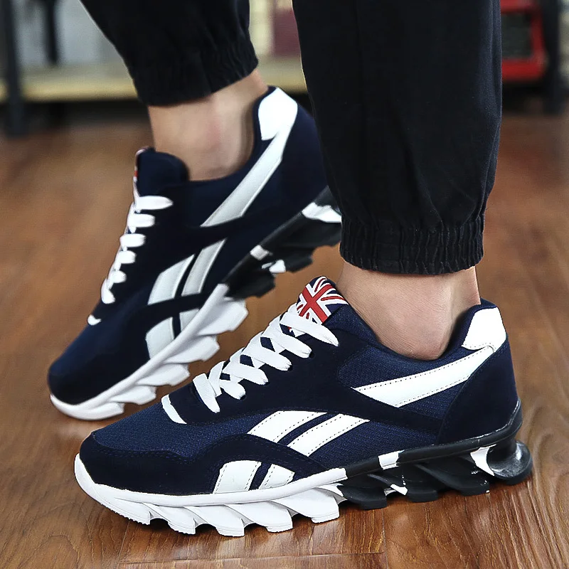 2017 мужские кроссовки для бега спортивная обувь из дышащей сетки на весну и осень