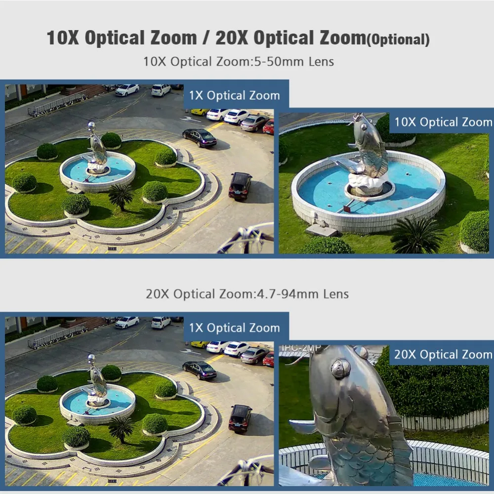 HD 1080P wifi PTZ ip камера наружная 10X/20X зум 2MP Беспроводная скоростная купольная
