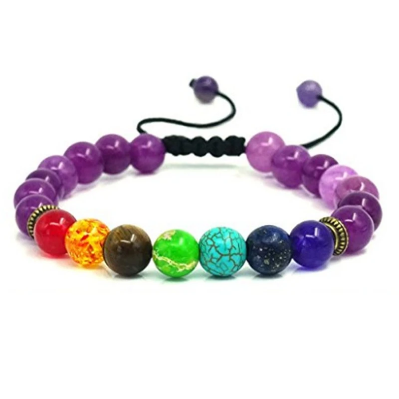 Матовый черный Лава камень Регулируемый натуральный femme браслет pulsera hombre