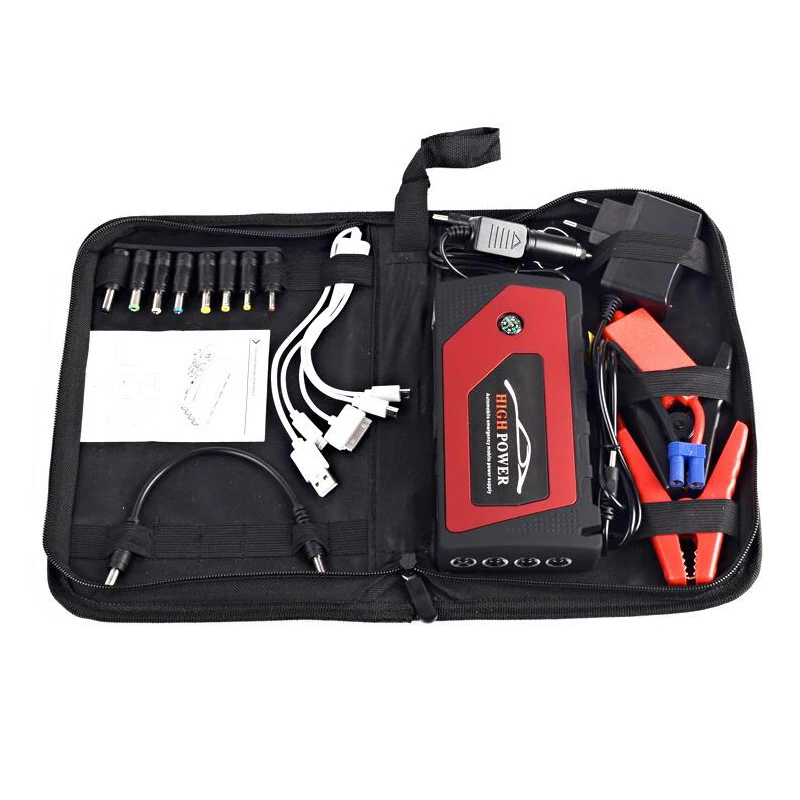 Автомобильное пусковое устройство аварийное 18000 мАч 4USB светодиодная подсветка