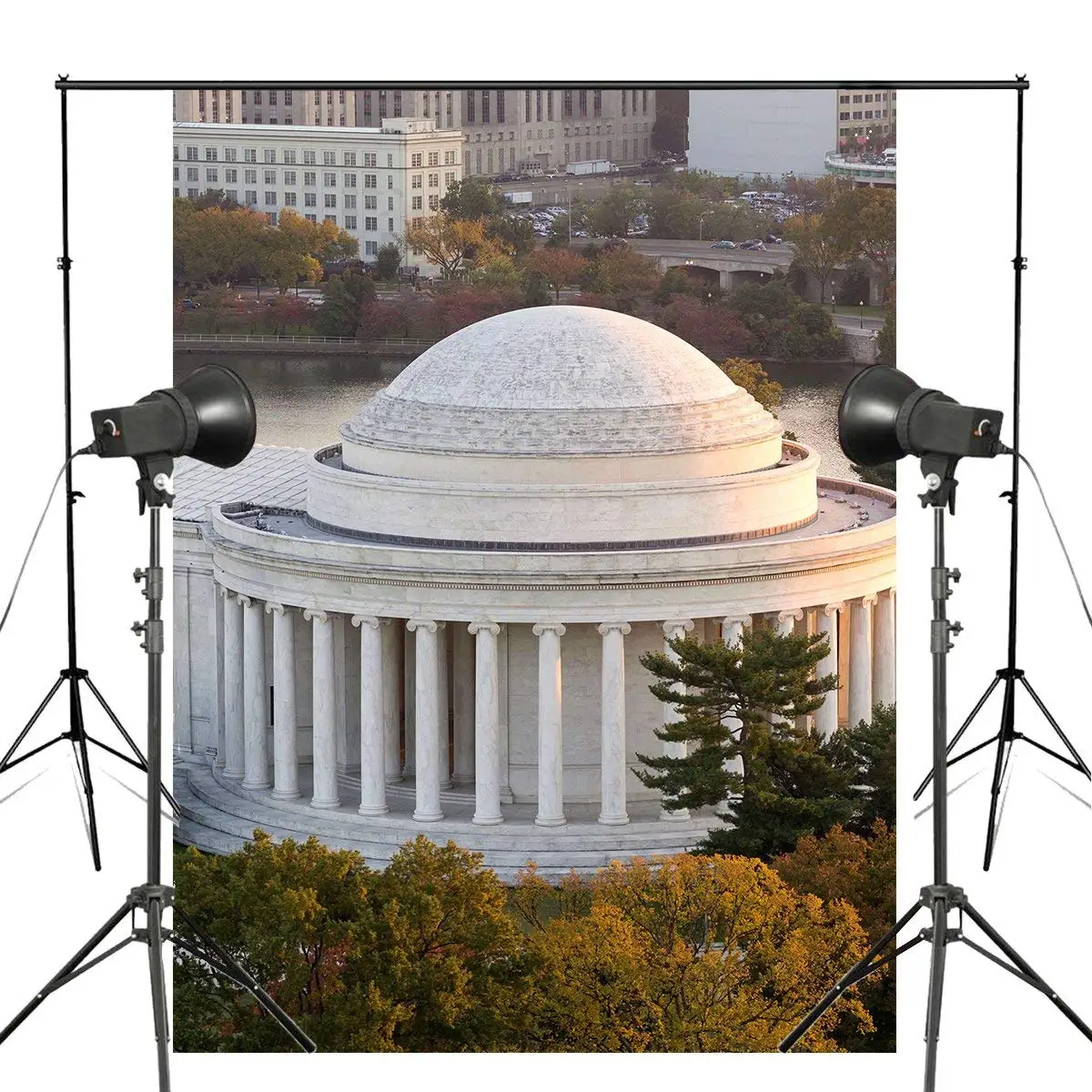 5x7ft греческая архитектура Jefferson Memorial Фотография реквизит для студии фон