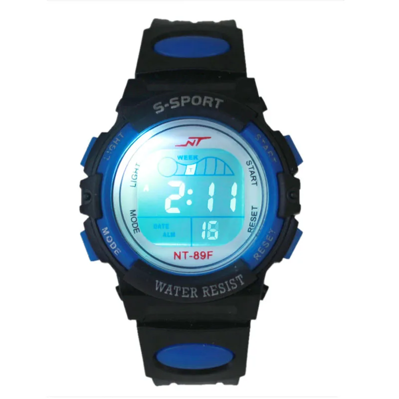 Отличное качество 2018 новые цифровые часы женские мужские резиновые светодиодные