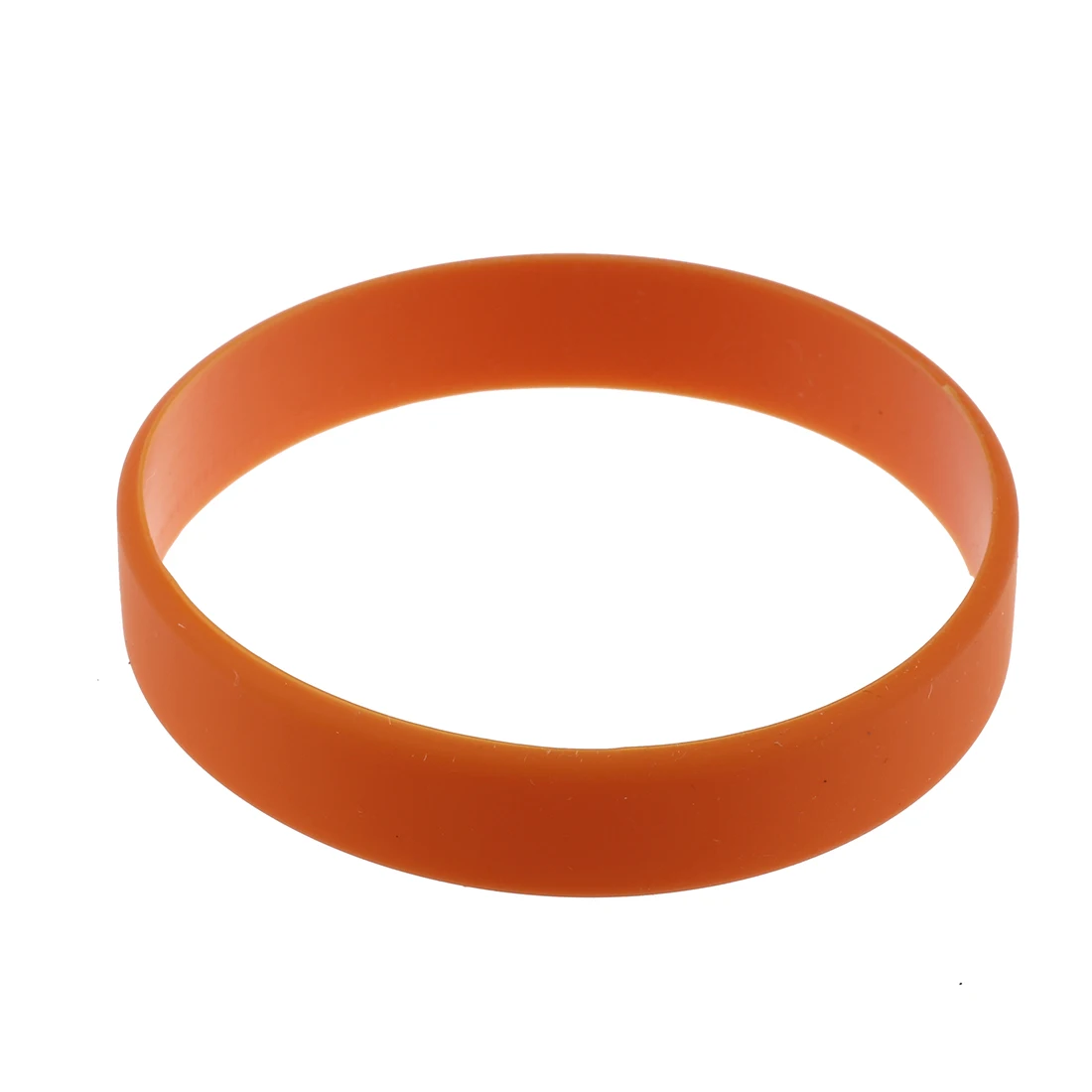 

Fashion Silicone Rubber Elasticity Wristband Wrist Band Cuff Bracelet Bangle Orange