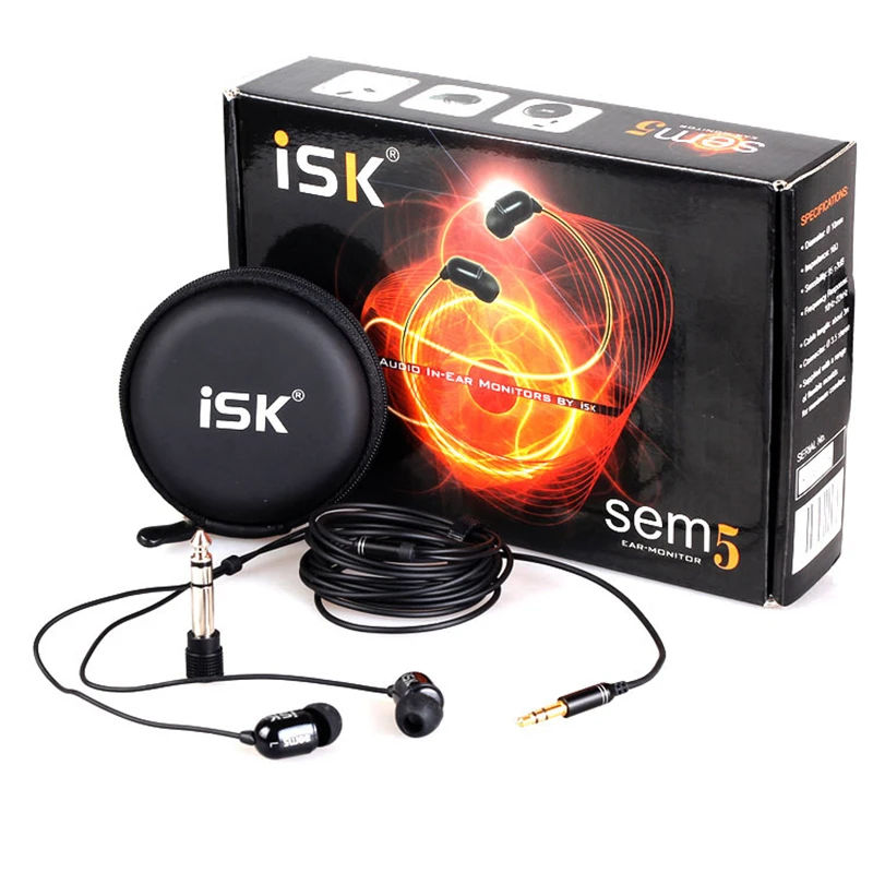 Оригинальные Внутриканальные наушники ISK SEM5 профессиональные DJ-наушники с