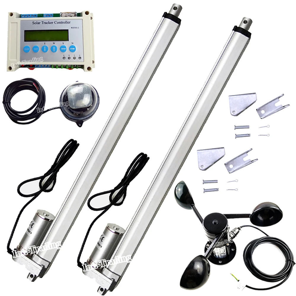 Набор трекеров слежения за солнечной батареей 2*16 &quot линейный двигатель с