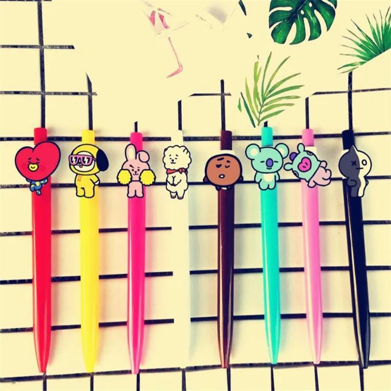 2018 Новое прибытие Kpop BT21 корейские звезды BTS Bangtan мальчики tata шариковая ручка куклы