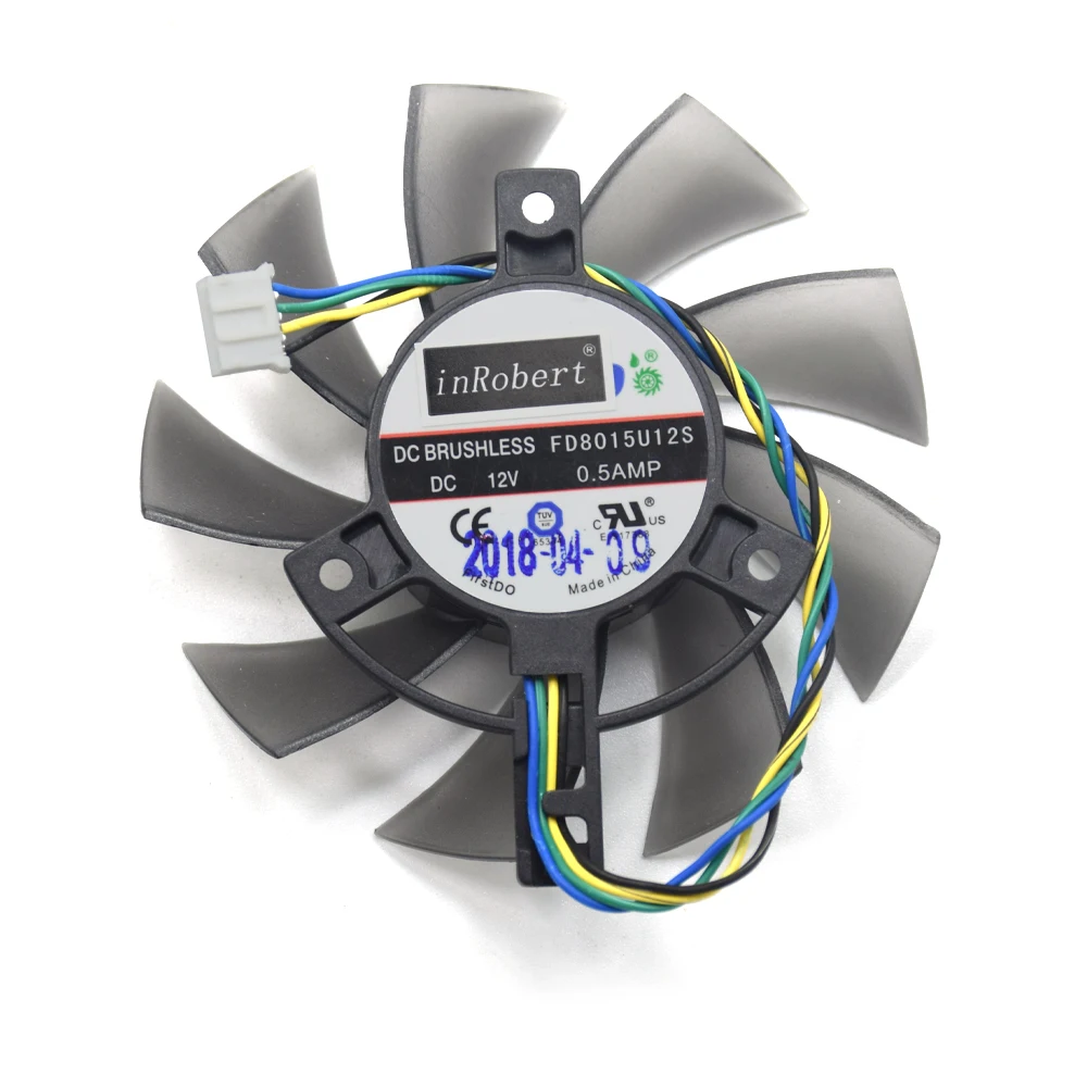 Сменный вентилятор Coolier 75 мм FD7010H12S FD8015U12S с подшипником для ASUS DUAL GTX 1050 1050TI