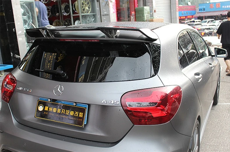 Спойлер из углеродного волокна для Mercedes Benz A Class W176 A45 AMG A180 A200 A250 A260 2013 2017