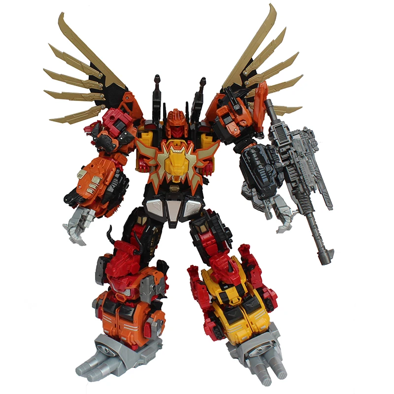 JinBao трансформация фигурки G1 MMC Predaking Feral Rex Predacons 6в1 негабаритных Обновление издание робот розничная boxToys
