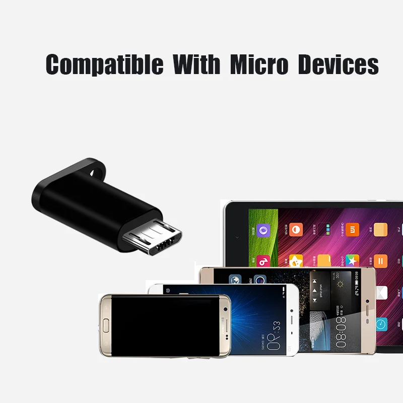 Адаптер для Samsung USBC с разъемами типа C и Micro USB быстрой зарядки передачи данных |