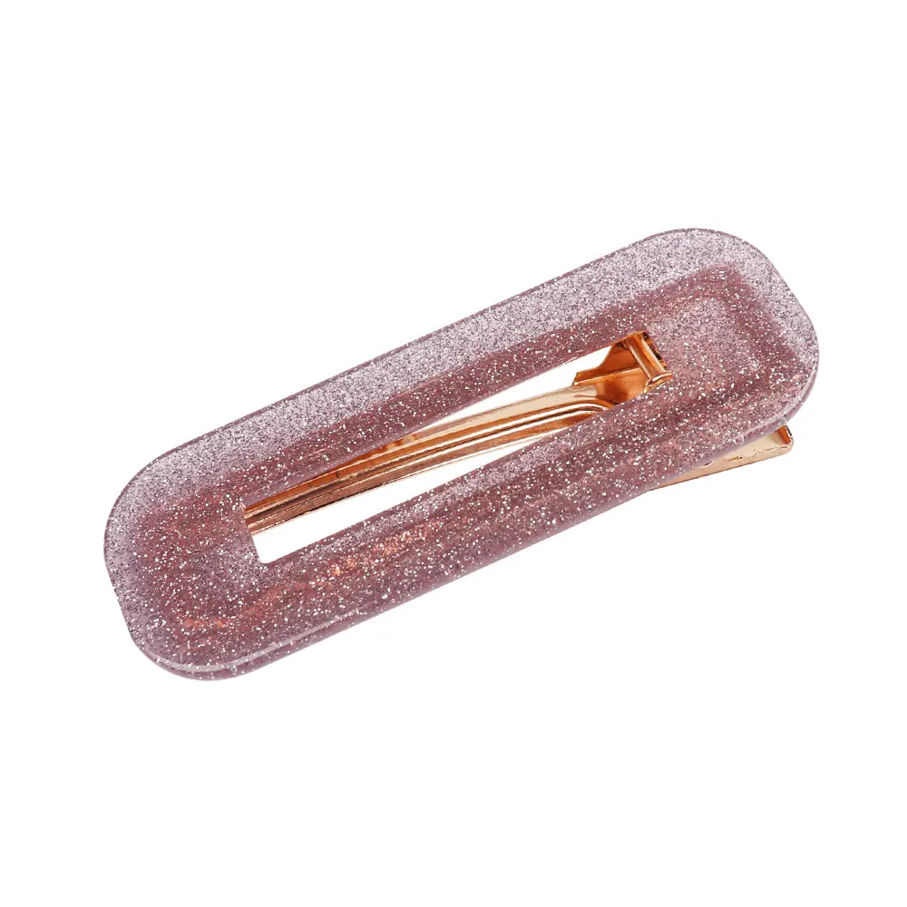 Cheer Bow Hair Accessories Clips for Women Girls Acrylic Hollow Barrettes Waterdrop Hairpins |