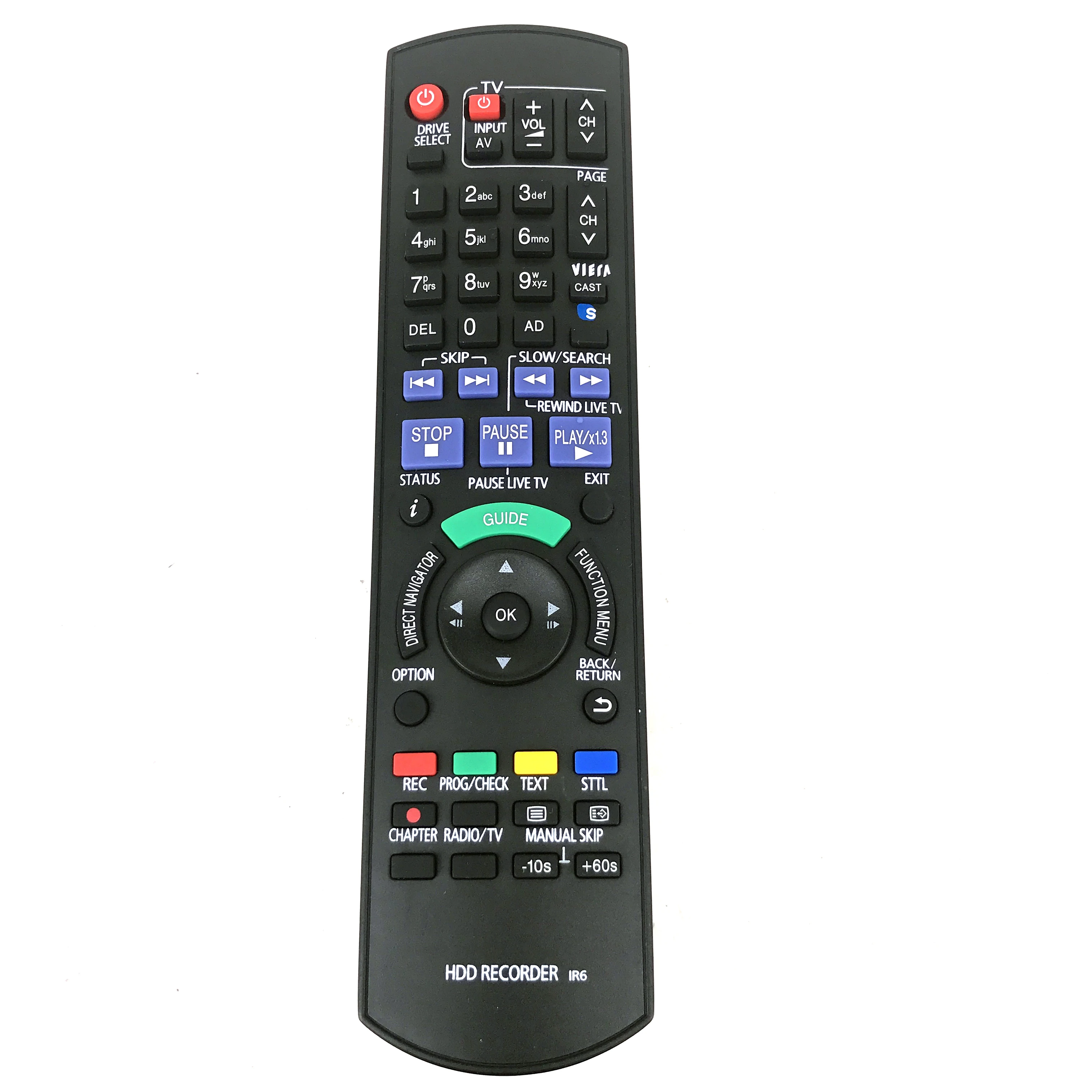 Новая замена N2QAYB000618 для Panasonic подходит DVD HDD рекордера дистанционного управления