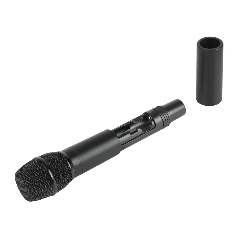 SP UW-100 UHF профессиональный двойной беспроводной микрофон Система 2 канала 2 ручной кардиоидный микрофон комплект для караоке/вечерние/встречи/сцены