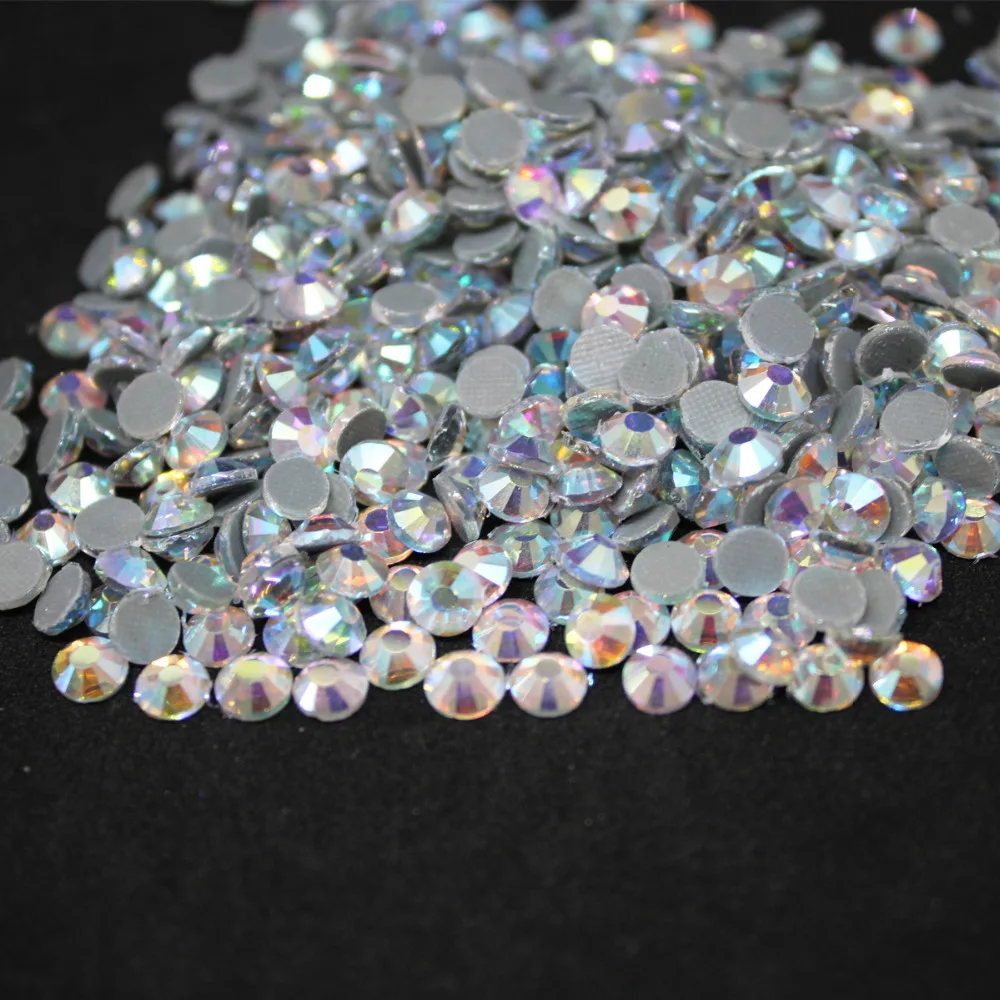 

Стразы Crystal AB (голубые) зеркального стекла для украшения одежды