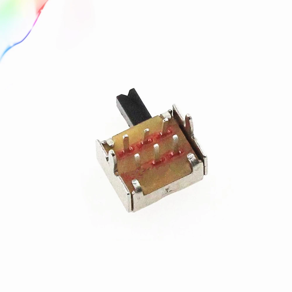 10pcs = 6Pin PCB Mount 2 Position DPDT Miniature Mini Slide Switch SK-22D07 | Обустройство дома