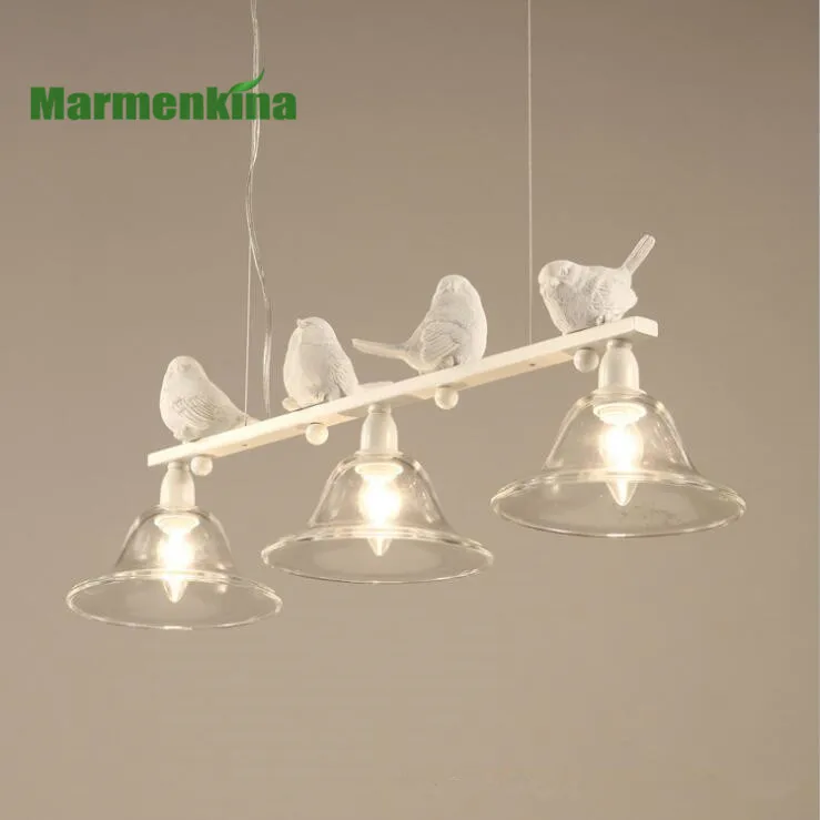 Creative personality warm rustic chandeliers birds lamp, E14, Material Iron, AC110V 220V