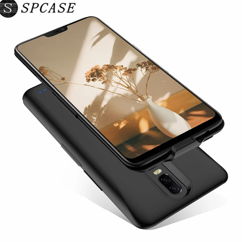 SPCASE 6500 мАч портативное зарядное устройство чехол для One Plus 6 подушка безопасности