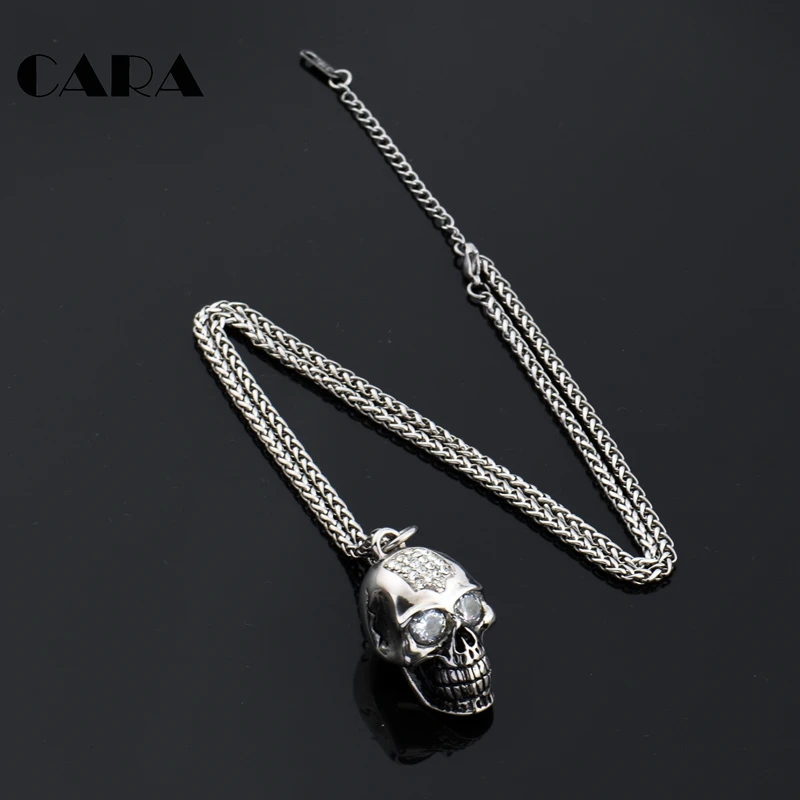 Новинка 2019 года ожерелье с черепом из нержавеющей стали 316L высокое качество