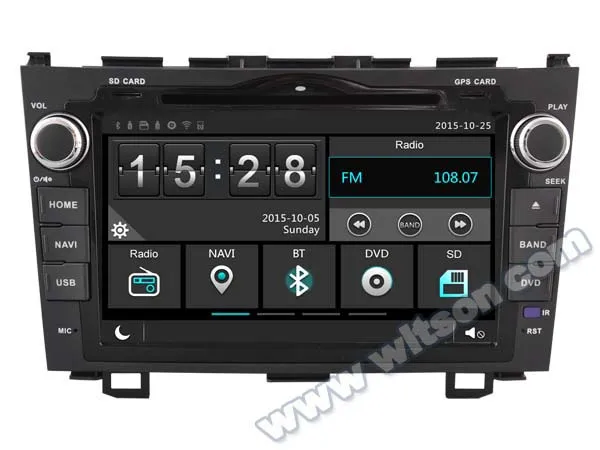 Заводская цена WITSON! Автомобильный dvd-плеер для HONDA CRV 2006-2011 Навигация GPS Стерео