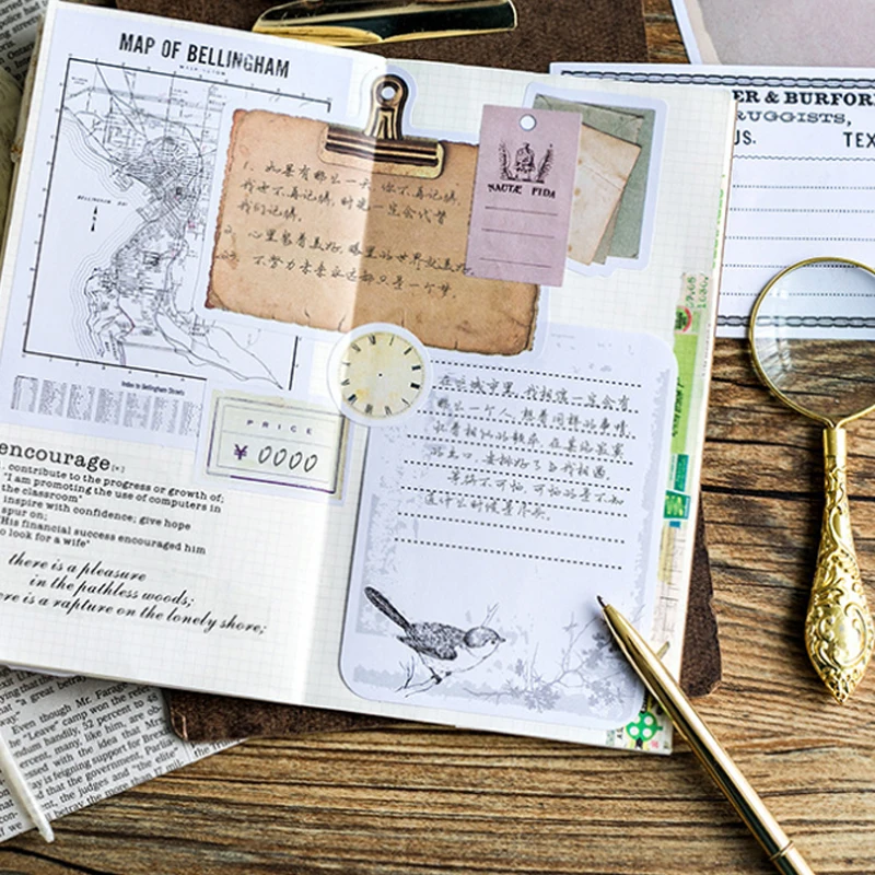 45 шт./пакет написано серии бумага Декоративные наклейки для детей diy ручной