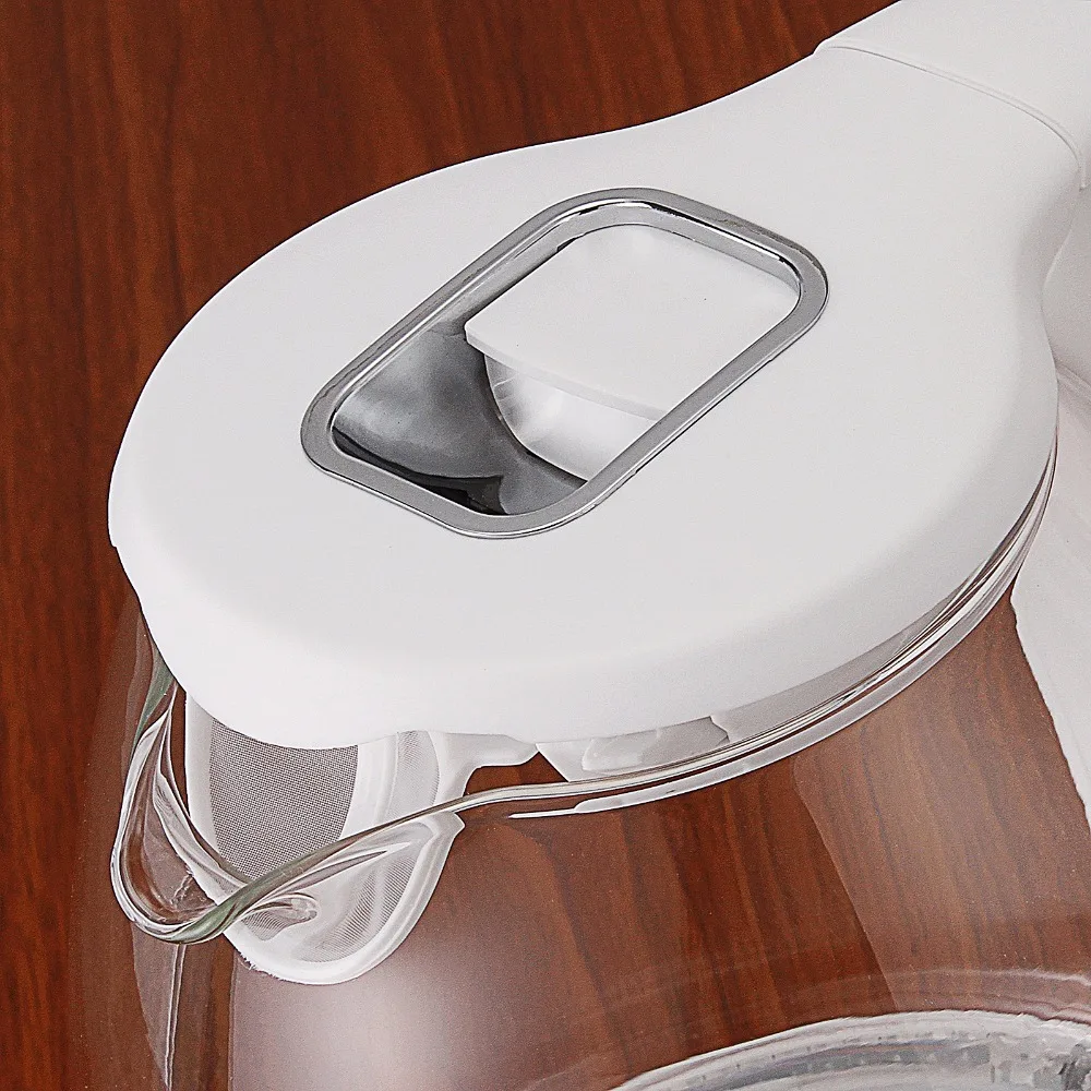 Синий светодио дный светодиодный боросиликатное стекло электрический чайник с