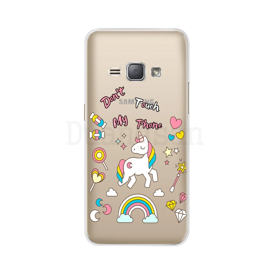 Мягкий ТПУ чехол для samsung Galaxy j1 силиконовый милый мультяшный чехол для samsung J1 чехол для samsung J1 J120F sm-j120f - Цвет: Тёмно-синий
