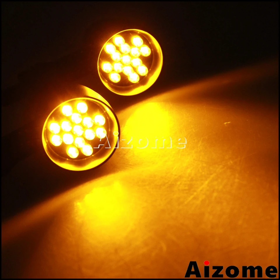 10mm Motorcycle Turn Signals Flash Lamp Blinkers Bullet Indicator Lights For Harley Honda Cafe Racer LED Signal |