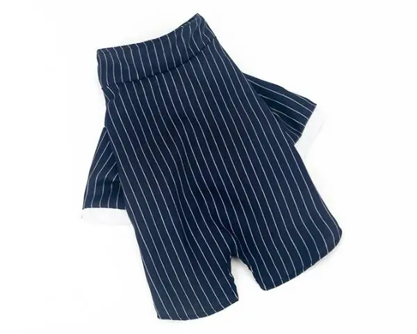 2016 новый дизайн модный костюм в полоску с бантом для большой собаки красивые