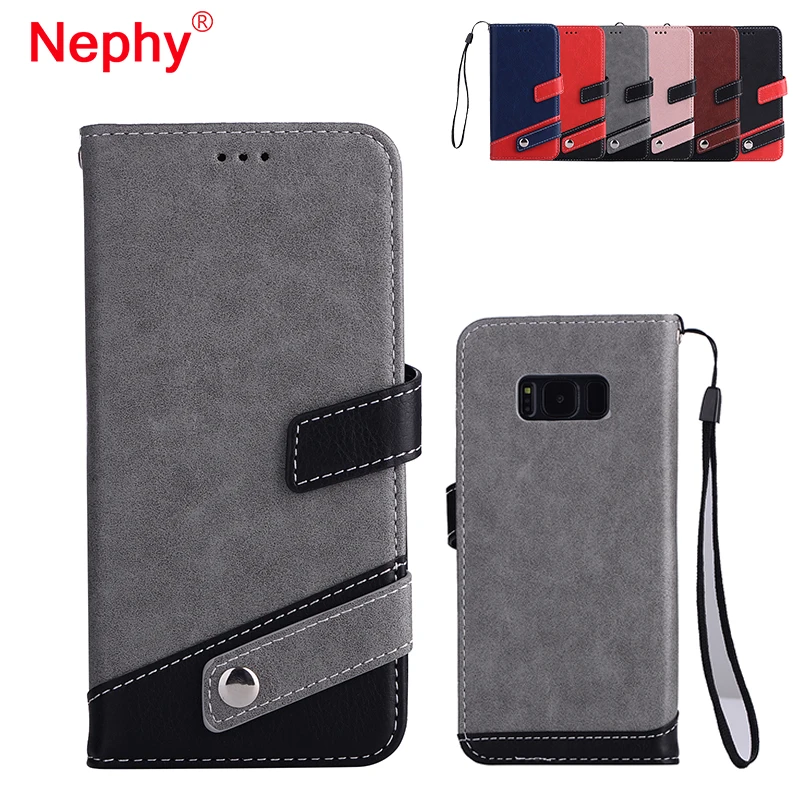 Nephy 2018 новейший откидной Чехол для Samsung Galaxy S6 S7 Edge S8 S9 Plus Note 8 сращивающийся Стиль