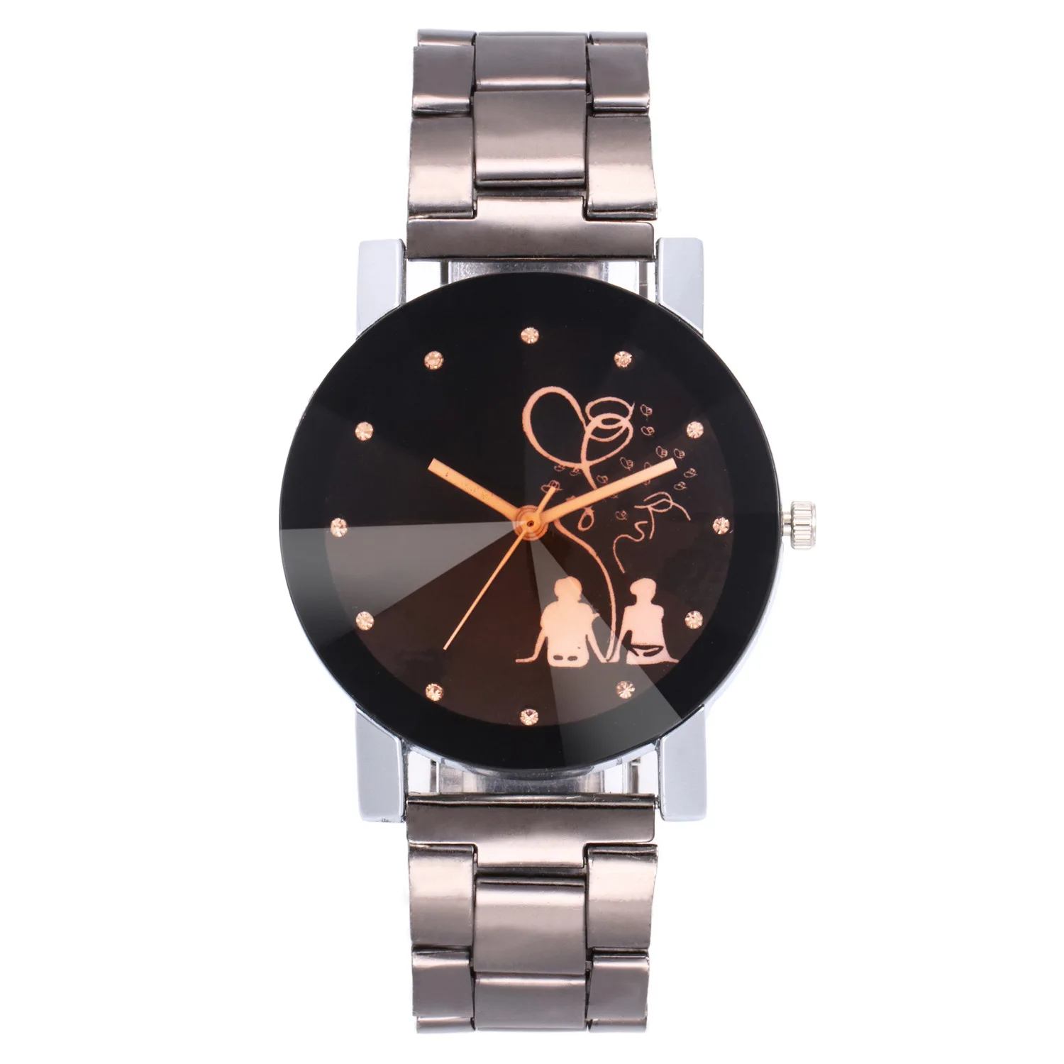 

Hot Sales Fashion Stainless Steel Watch Men Women Lovers Couples Military Sports Quartz Wrist Watch Orologio Uomo 1 Pcs