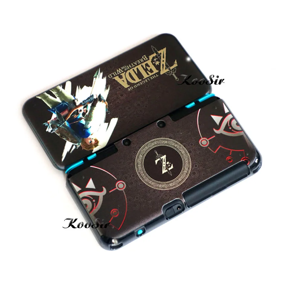 Zeld 2DS LL/XL аксессуары шаблон чехол Pokeball пикачус защитный жесткий чехол оболочка кожа для nintendo консоли игры - Цвет: Zeld
