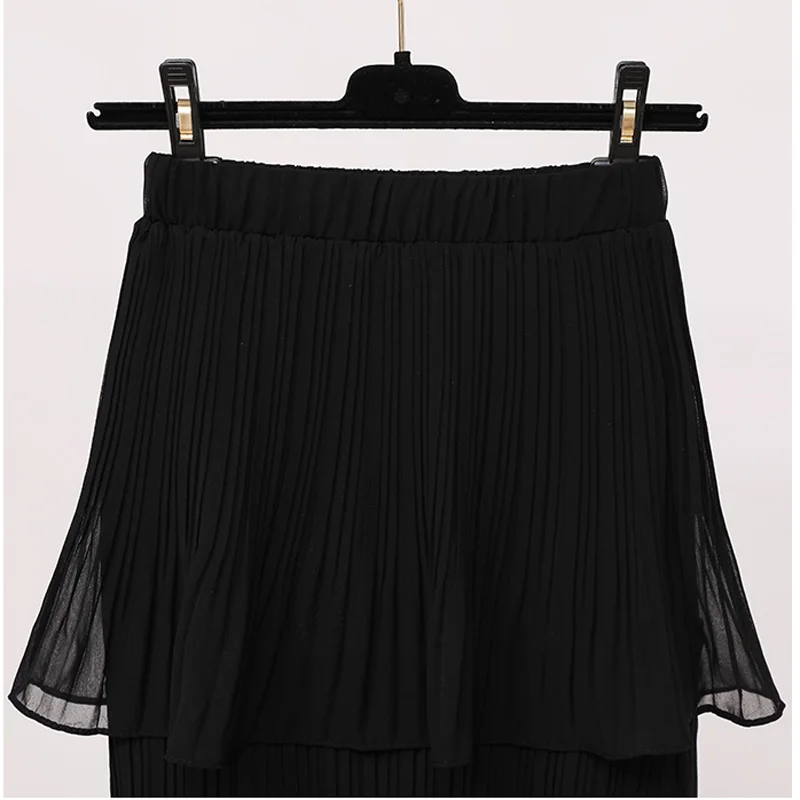 Hzirip Hot Pleated Skirt Women Solid 2018 Summer Cotton High Waist Long Sexy Casual Skirts Womens faldas mujer moda | Женская одежда