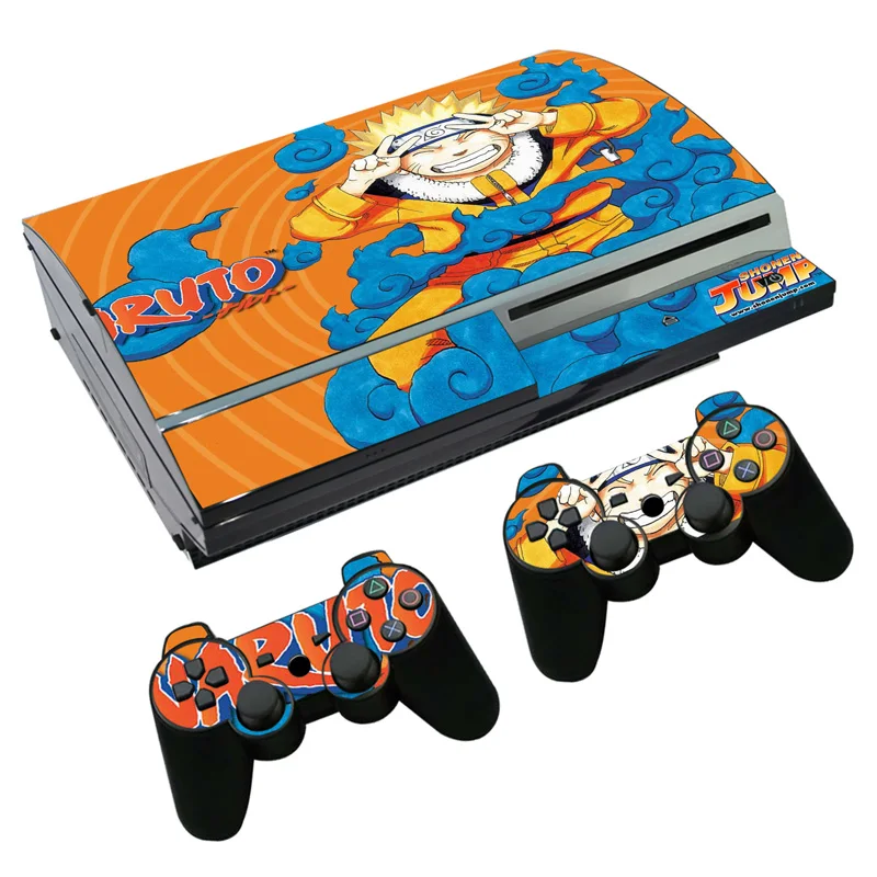Аниме Наруто кожи Стикеры наклейка для PS3 жира Игровые приставки 3 консоли и контроллеры для PS3 скины Стикеры винил