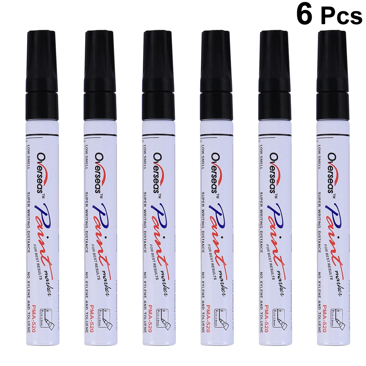 6pcs black Ручка для ремонта краски автомобиля царапины Авто удаление царапин Автомобильная Краска Маркер консилер-ручка инструмент для тела автомобиля краска для царапин уход за краской - Цвет: 6pcs black