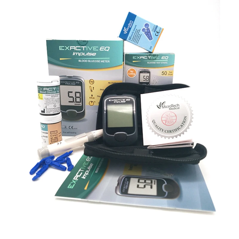 MICROTECH MEDICAL EQ, пульсомеры, глюкометры, монитор, тест на диабет, монитор для измерения глюкозы, 50 полосок, иглы и ланцет ланцеты для глюкометра+ ручка мониторинг глюкозы глюкометр крови сахарный диабет глюкоза