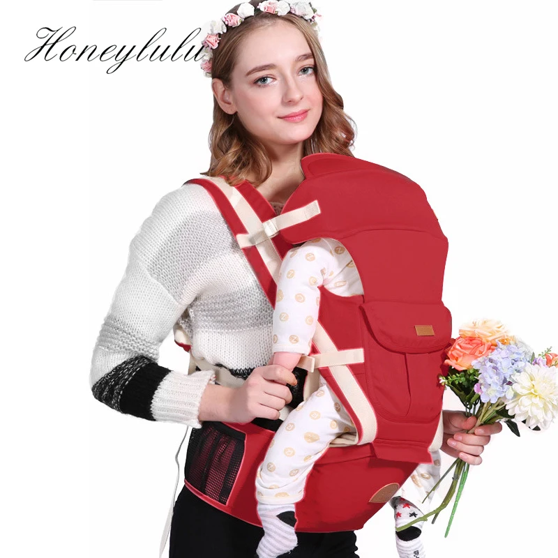 Эргономичная слинг Honeylulu для новорожденных съемный рюкзак кенгуру Всесезонная