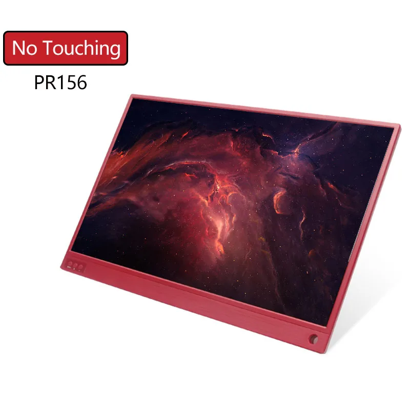 None Touching 15,6-дюймовый прикосновения Портативный монитор 1920x1080 FHD HDR ips Дисплей игровой для контроля уровня сахара в крови с кожа чехол для переключателя/PS4/Xbox/чехол для телефона - Цвет: None Touching